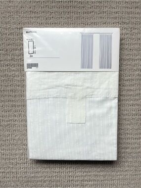 NEW - IKEA White Matilda Sheer Curtains